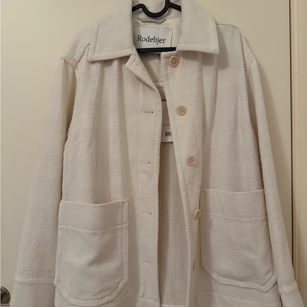 Rodebjer Women's Cream Teddy Jacket